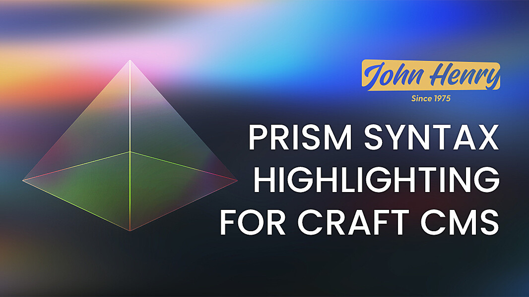 Prism craftcms syntax highlighting
