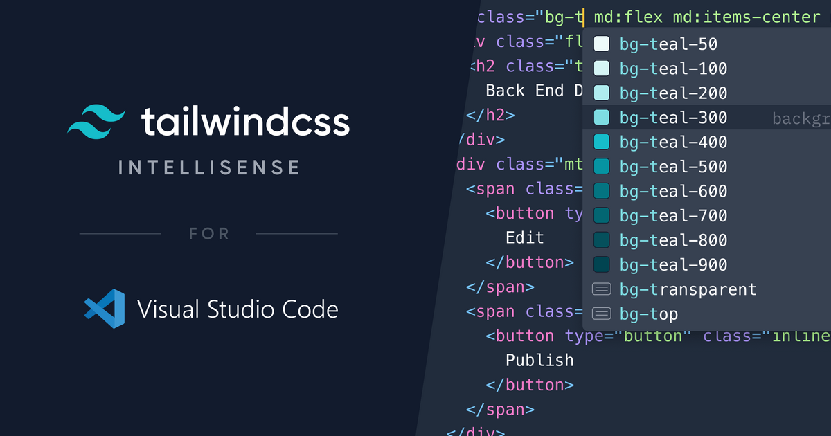 Linting for Tailwind CSS IntelliSense