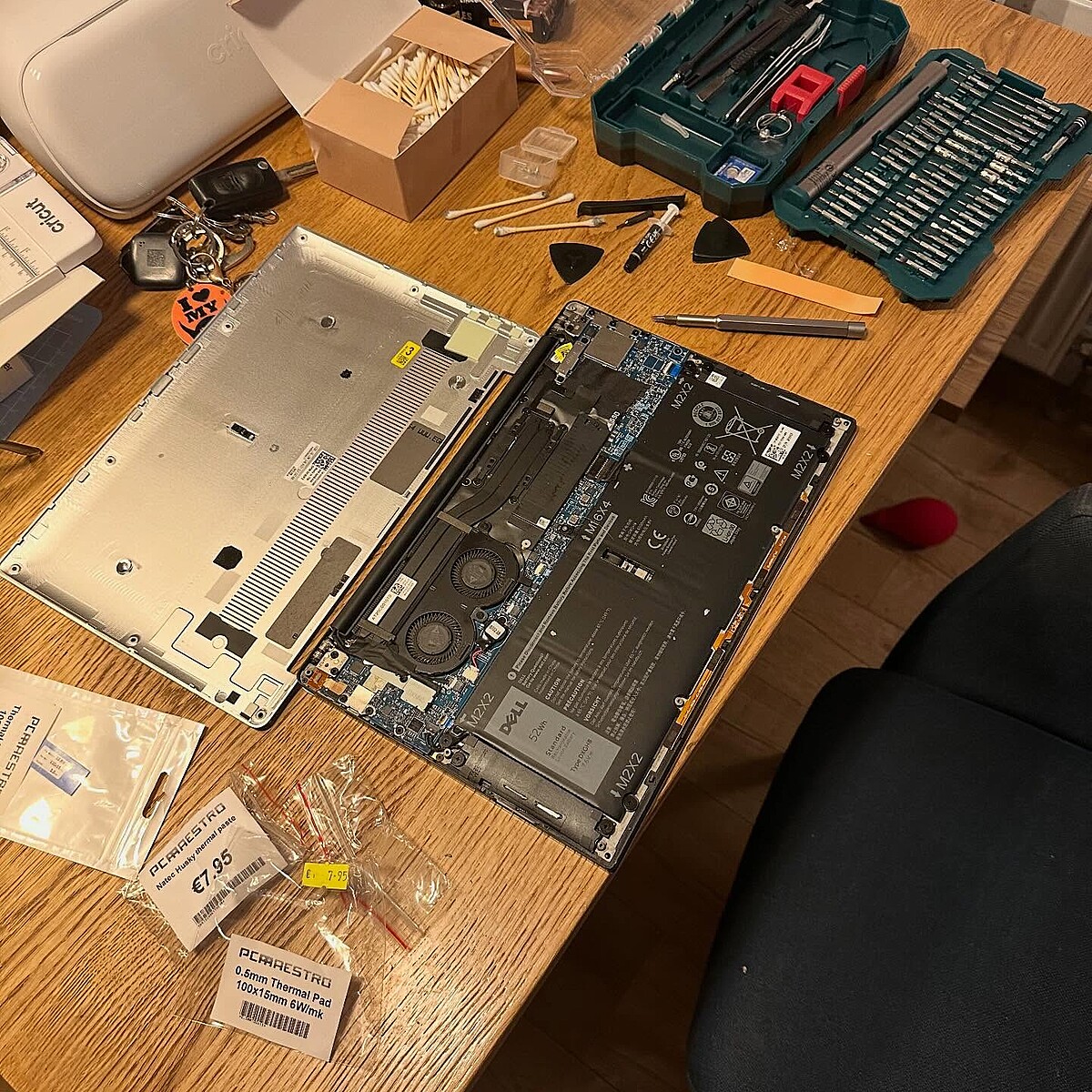 Nightmarish laptop repairs before setting off for #dotall2025 tomorrow